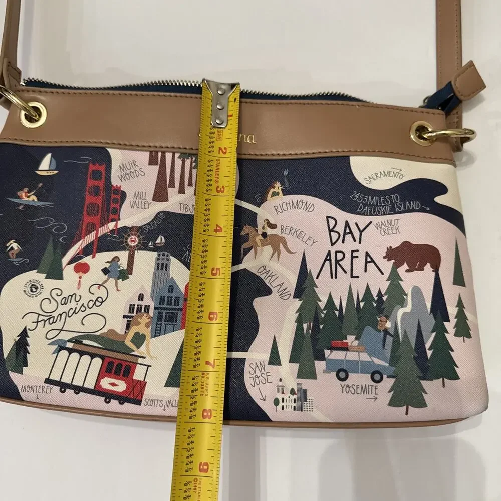 Rare Spartina 449 Northern California Crossbody Bag - Picture 13 of 16